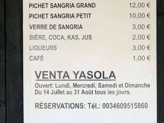 ventas insola zahar et Yasola - Randonnée - Bernard Duwez